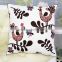 Wholesale 100%cotton canvas towel embroidered decorative cushion covers, sofa covers