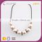 N74388H01STYLE PLUS simple beads design pearl necklace bib necklace hot sale American style