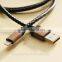 USB wood shell charging and data transfer braited data cable