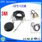 GPS+GSM double antenna combo antenna strong signal and faster search satellite with pure copper cable and custom connectors
