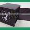 Custom Black Cube Silk Printing Logo Acrylic Advertising Display Box