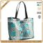 CSS563B001 2016 Chinese Manufacturer Made Fashion Ladies Genuine Cowhide Leather Snake/Python Grain Casual Shopper Tote Bag