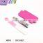 2015 Fashion Multi Stainless Steel with High Quality PU Bag Manicure Set