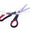 Plastic handles office student scissors high quality household cutting scissor