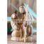 Christmas Composition Olive Wood Carved Holy Family