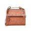 Leisure diamond lattice hollow out and magnet snap flap design crossbody bag women