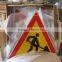 Aluminum triangle sign