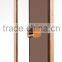 China new products aluminum sauna room glass door manufacturer