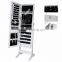 Hotsale floor jewelry organization cabinet with mirror