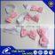 High Stretch Pink Ribbon Bow with Elastic Loop