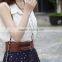 new style autumn and winter ladiesor women fashion hollow flower carving double needle buckle wide elastic decoration waist