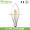 Candle Lights Bulbs C35 B11 4w Led Filament Bulbs For Decoration E14 E12