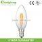 Candle Lights Bulbs C35 B11 4w Led Filament Bulbs For Decoration E14 E12