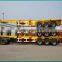 Skeleton container transport semi trailer on sale