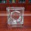 french square 750ml empty high flint glass vodka bottle