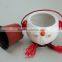 New Design Fashion Decoration Samll White Silicone Flower Pot