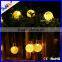 Diwali Lights Solar Energy Festival Wedding LED String Light Round Ball Christmas Lights for Garden Street Decoration