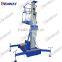 4-10m single post mobile aluminum mast lift