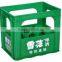 24 Hot Sale High Quality Plastic Wine Beverage Beer Bottle Crates