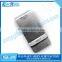 Brushed stainless steel flat custom logo money clip