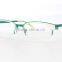 G3623 Transparent Yellow Custom Half Rim Eyeglass Frames For Women
