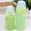color change high borosilicate glass feeding bottle with thermometer