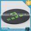 recycled rubber coasters round drink coasters silicon cup coaster