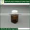 Factory price 80ml medical drug screwing brown small plastic bottles