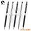 2 In 1 Metal Stylus Touch Pen Multi Colors cheap metal ballpoint pens for hotel use