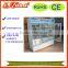 LC-780 3 front glass door walk in wheels milk display cooler