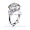arabic engagement crystal diamond engagement dainty ring