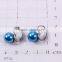 E0534-BL-TLM Wholesale Stud Earrings, Fashion Blue Pearl Jewelry Earring For Gift
