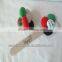 Logo Print Kids Slap Bracelet with Plush Flower