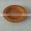 Health eco-friendly handmade custom new style wooden salad bowl plate wholesale