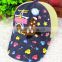 New design cowboy baseball cap, sun hat with star, mesh hat for child