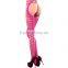 Opaque Pink Crotchless Women Pantyhose