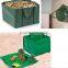 Patio PE Woven Plastic Popular Garden Tip Bag ,Super Quality Popular Leaf Collector Bag With Handles