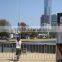 Security crowd control barrier fence/color coated temporary barrier fence