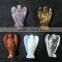 Cute Aventurine Quartz Stone Angel Pendant Chain Necklace Fashion Jewelry