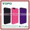 Luxurious Dual Layer With Leather Card Slot Makeup Mirror flip PC PU leather Phone Case for iPhone 6 6S Plus