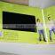 Hot sale 10 inch video playing advertising business brochure for christmas gifts