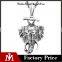 mens punk elephant charm necklace stainless steel cheap casting animal pendant necklace jewelry