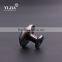 1 inch forest green zinc base glass knobs for cabinets