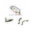 2016 hot Die cast black coating metal door handles