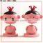 2-4inch mini lovely cartoon human design plastic figure model bobble head toy/custom plastic resin bobble head figure toys