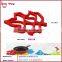 BT0118 Wholesale Leaves Shape Silicone Table Mat Insulating Pat Cup Mat Silicone Pot Holder Silicone Trivet