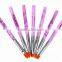 7pcs/set uv gel nail brush ,gel brush set .nail art brush set