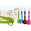 2015 New Cake Cream Butter Spatula Mixing Batter Scraper Brush Silicone Baking Tool 2pcs set G10