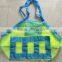 Big Promotional foldable mesh beach toy collection bag for children, beach tote bag