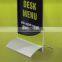 Customized acrylic table reserved sign, factory price acrylic sign